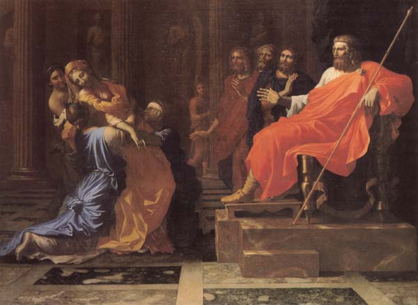 Nicolas Poussin Esther Before Ahasuerus
